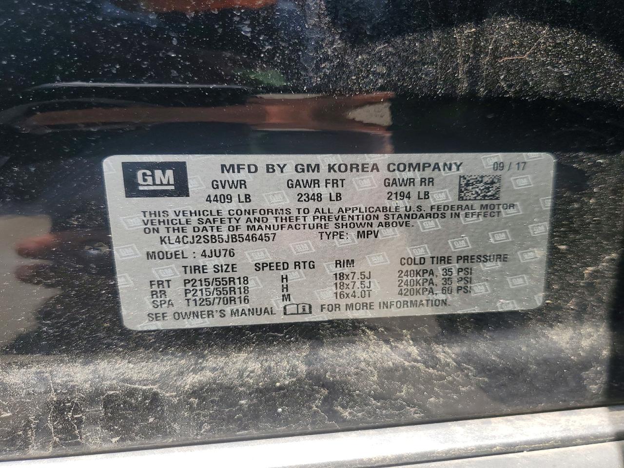 2018 BUICK ENCORE