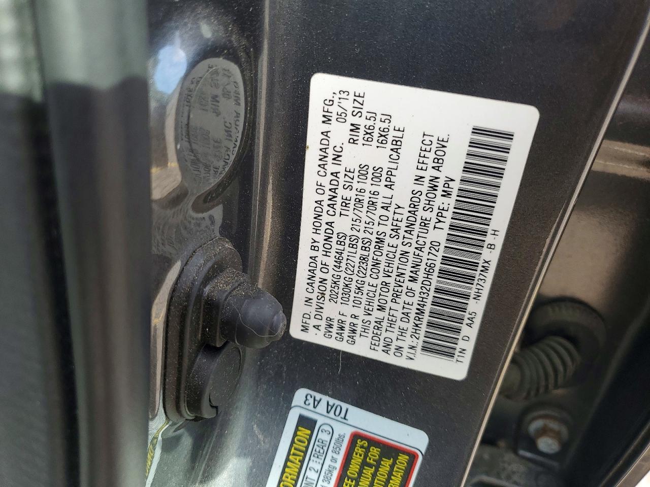 2013 HONDA CRV