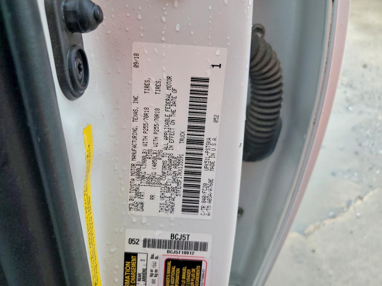 2019 TOYOTA TUNDRA