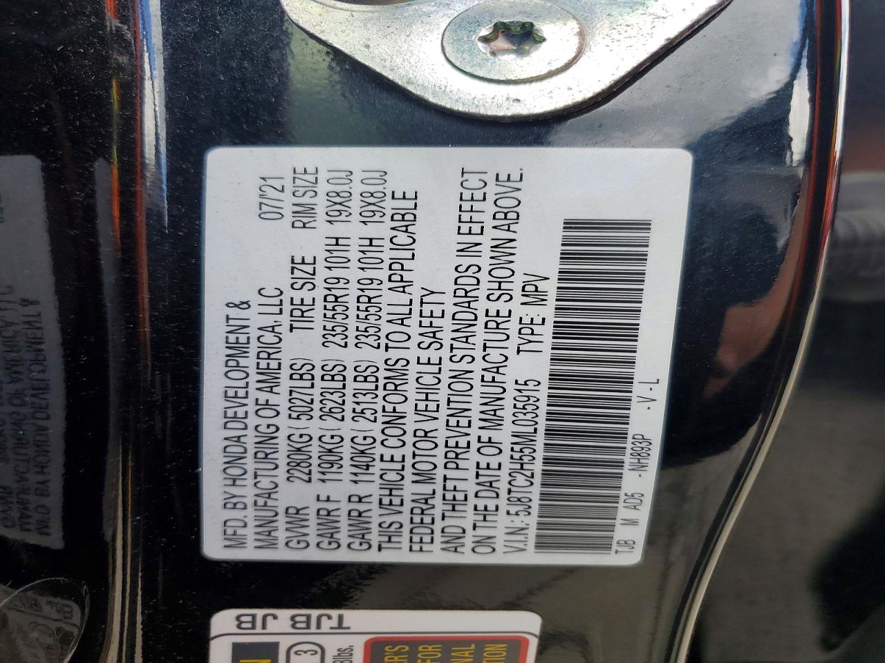 2021 ACURA RDX