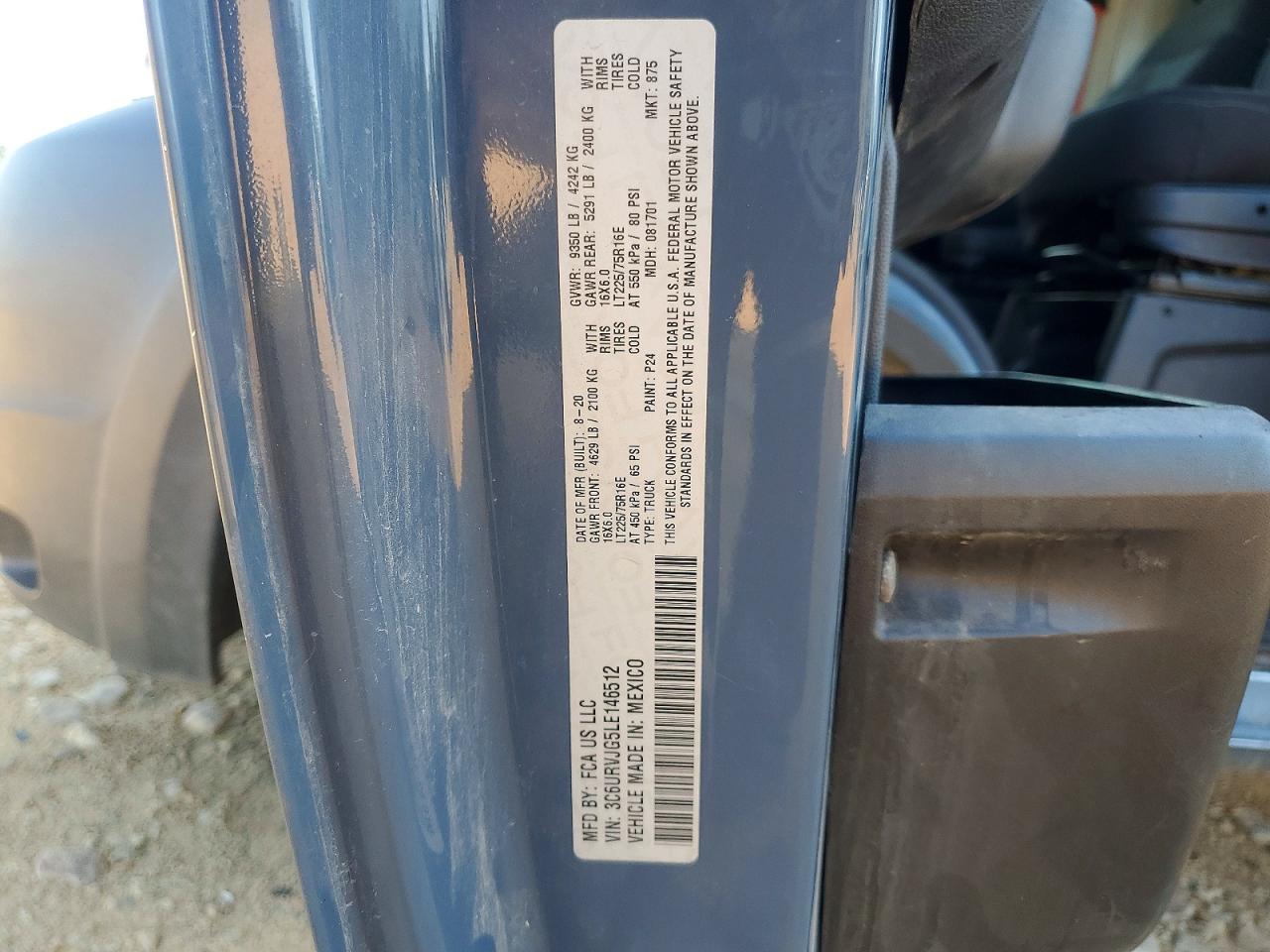 2020 RAM PROMASTER