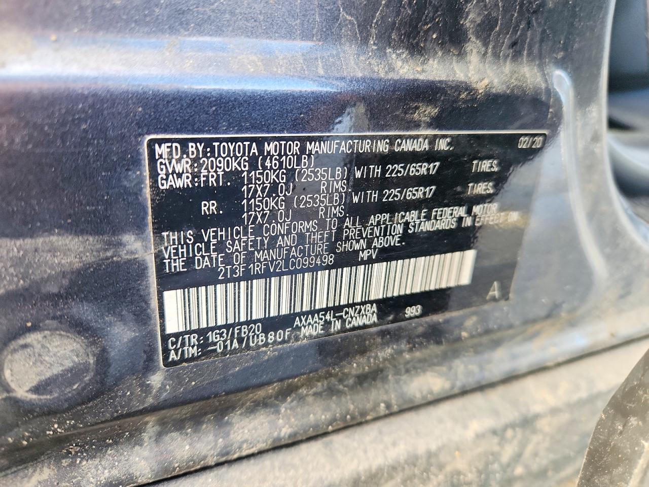 2020 TOYOTA RAV4