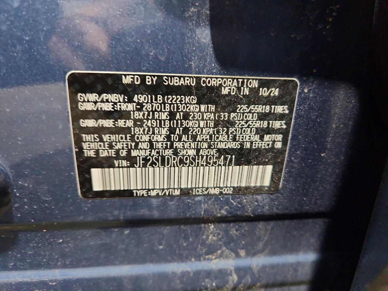 2025 SUBARU FORESTER