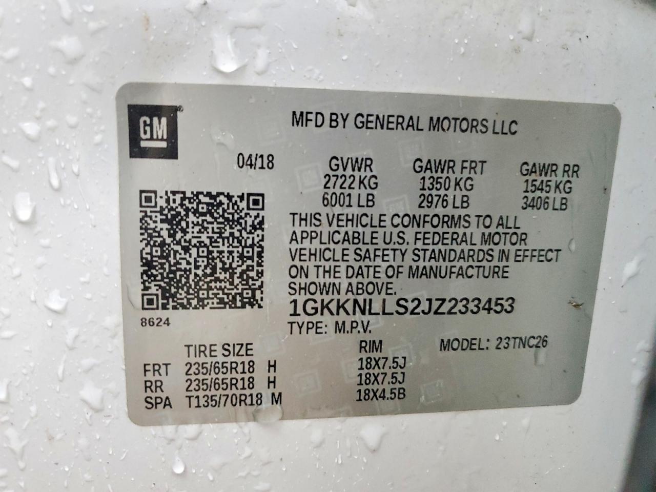 2018 GMC ACADIA