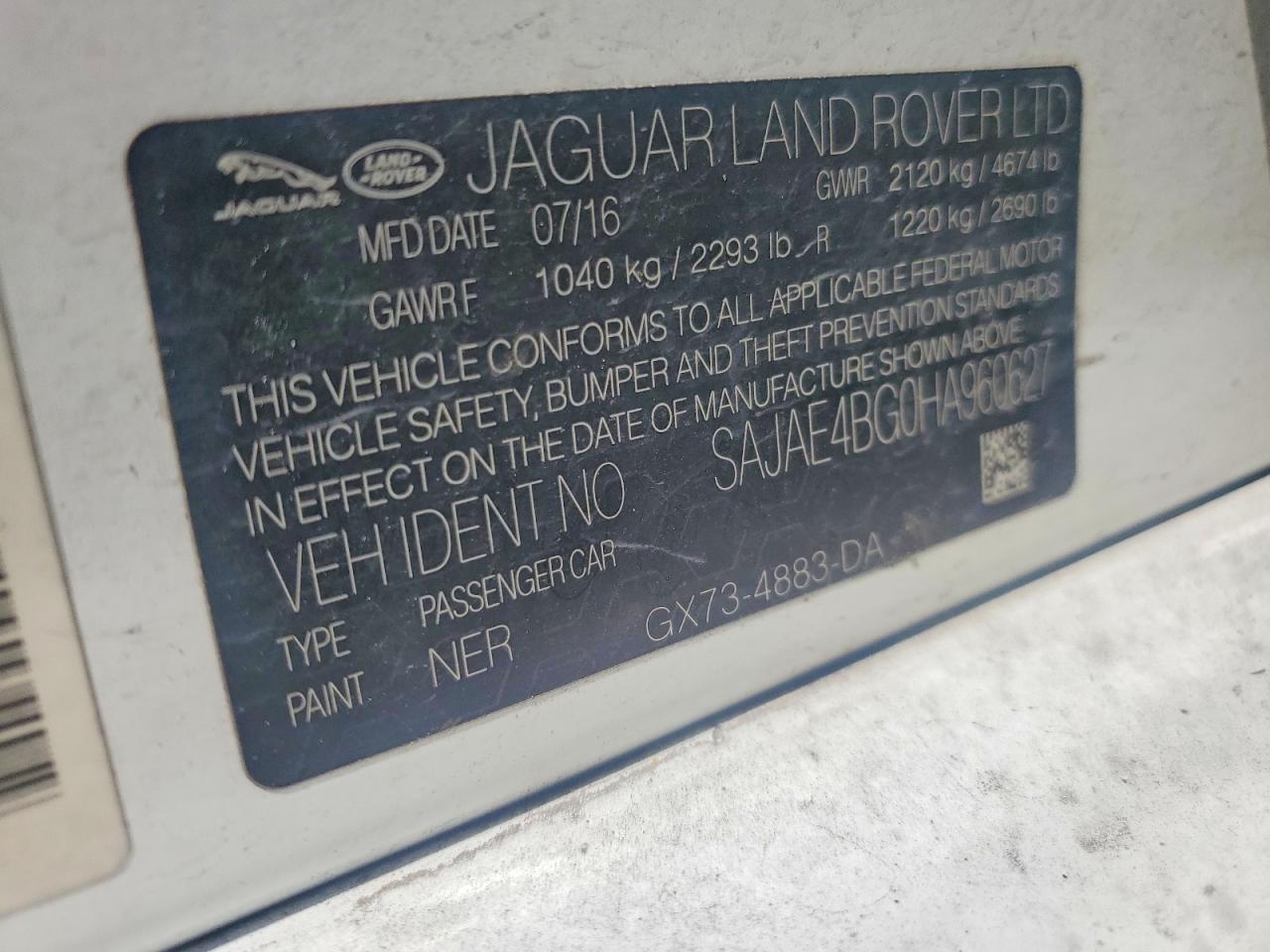 2017 JAGUAR XE