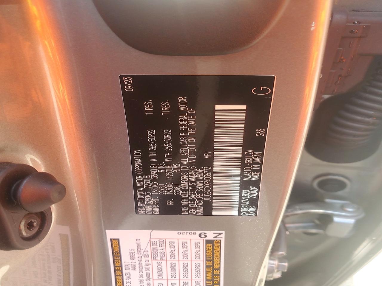 2023 LEXUS LX 600