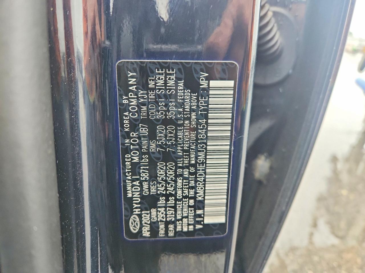 2021 HYUNDAI PALISADE