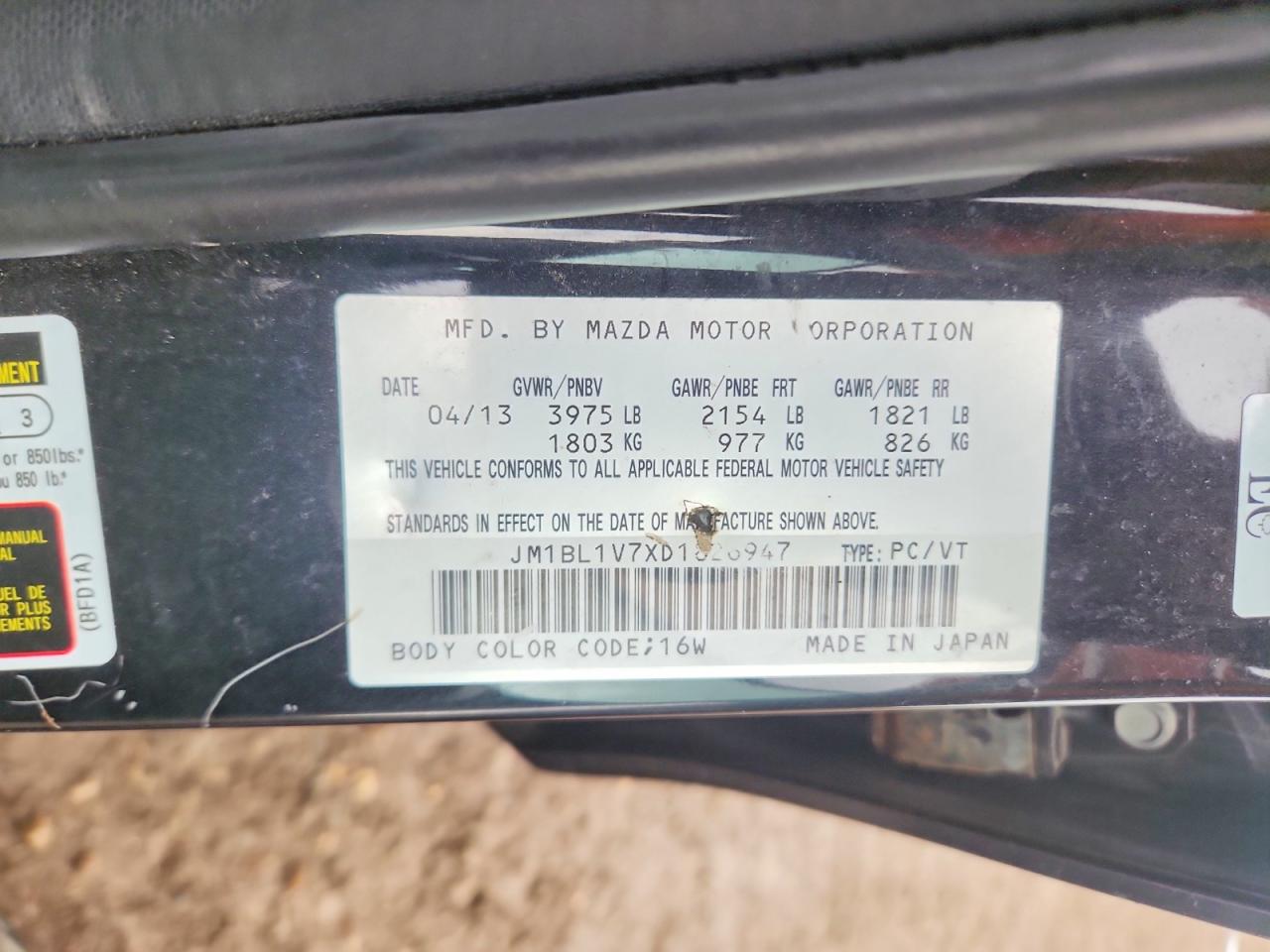 2013 MAZDA 3
