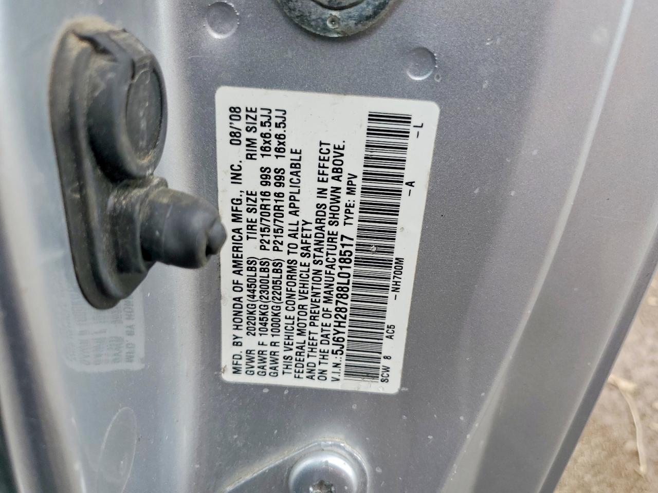 2008 HONDA ELEMENT