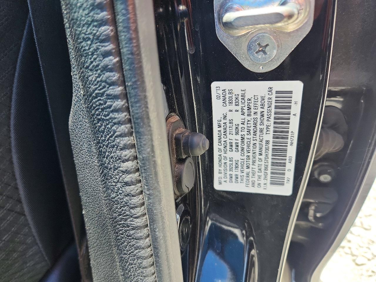 2013 HONDA CIVIC