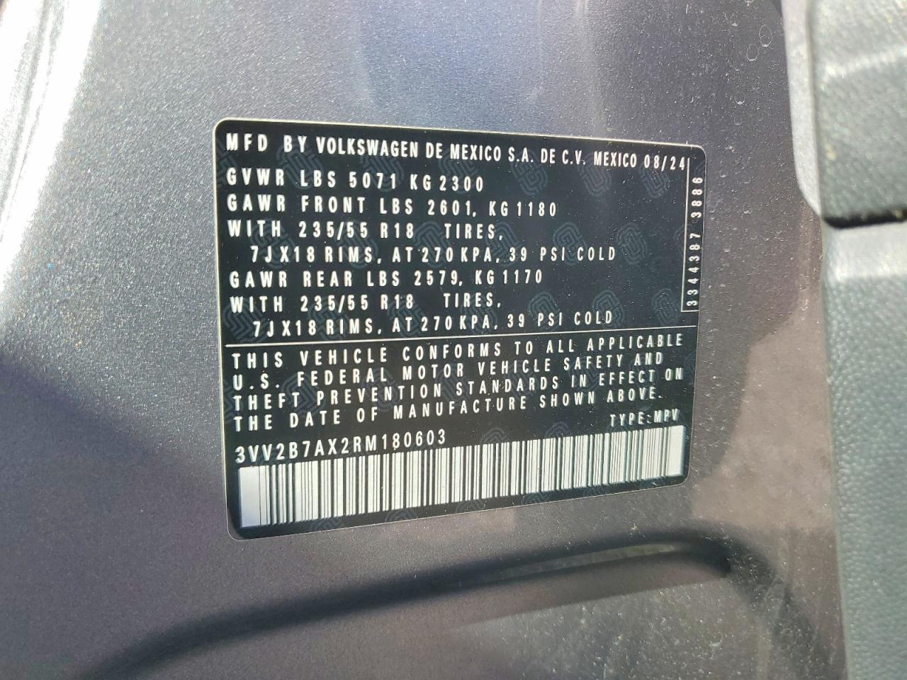 2024 VOLKSWAGEN TIGUAN