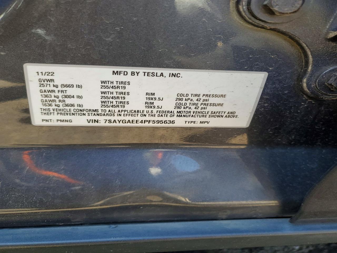 2023 TESLA MODEL Y