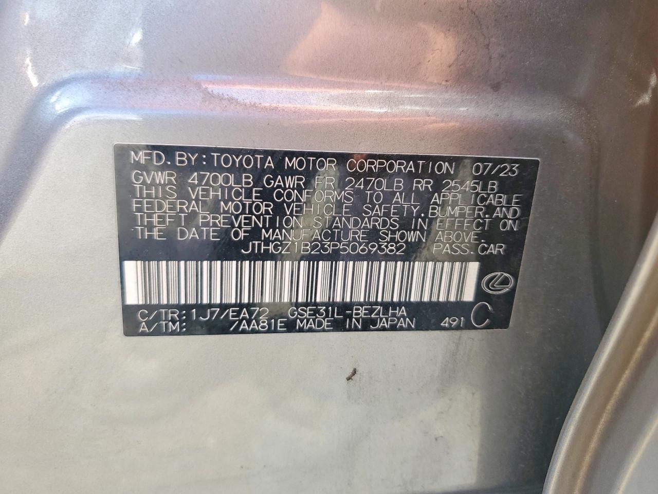 2023 LEXUS IS
