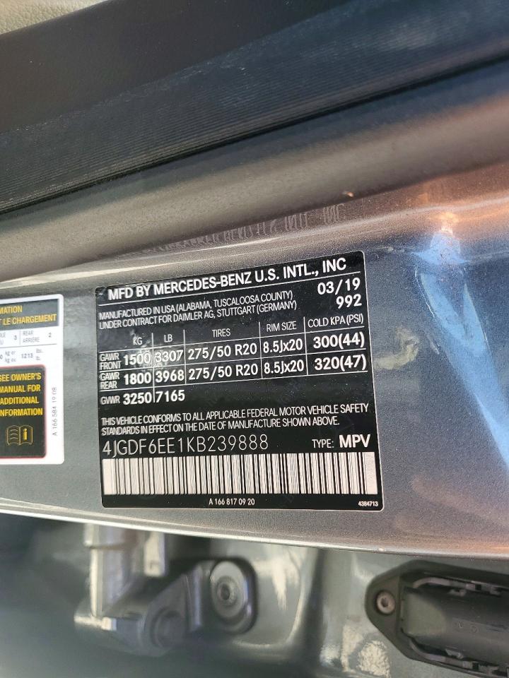 2019 MERCEDES-BENZ GLS-CLASS