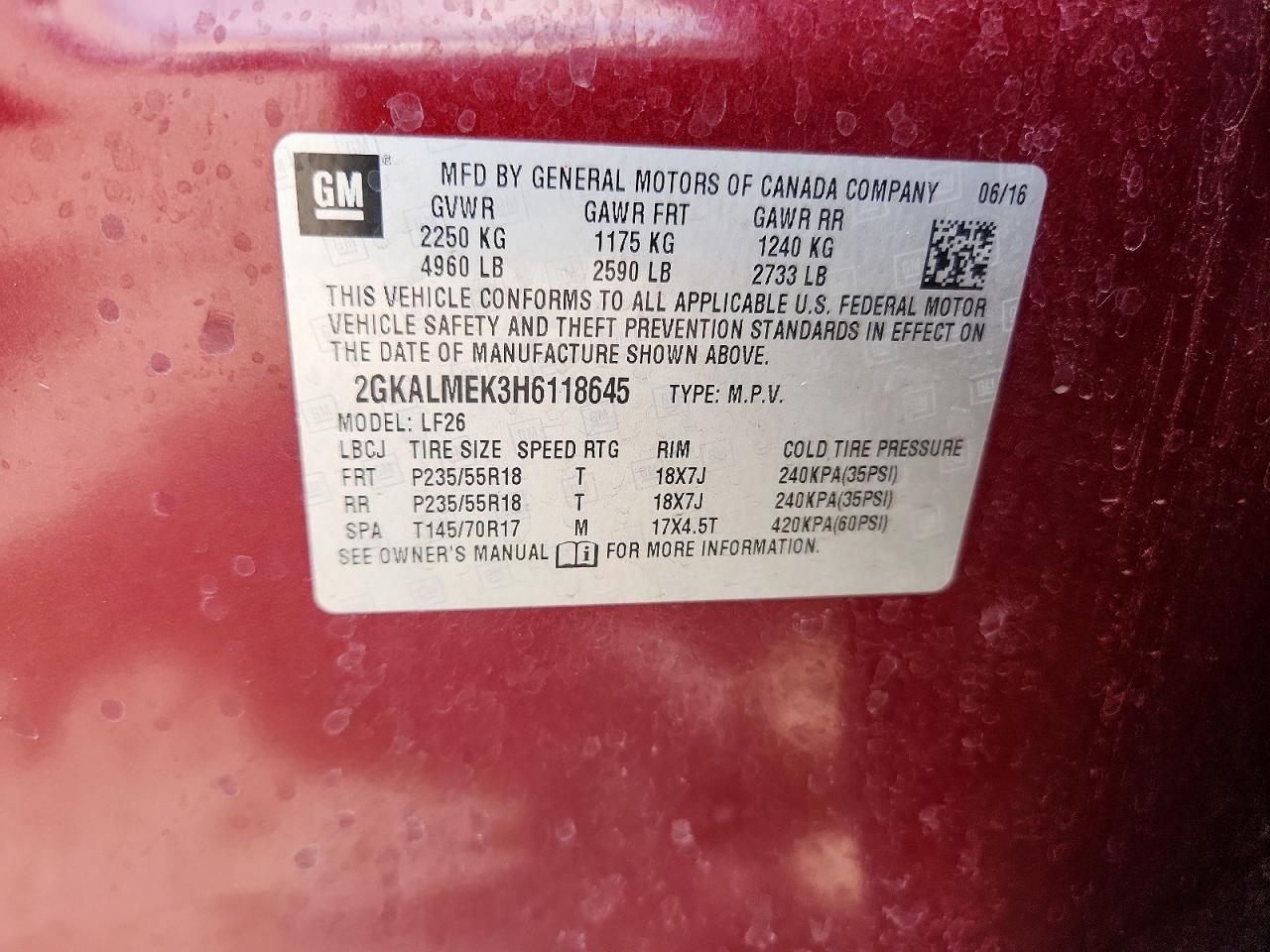 2017 GMC TERRAIN