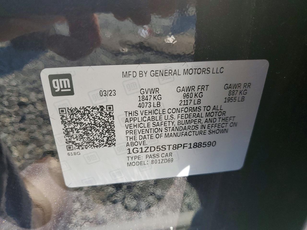 2023 CHEVROLET MALIBU