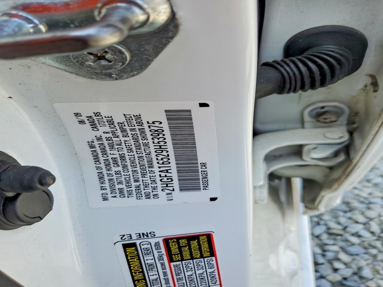 2009 HONDA CIVIC