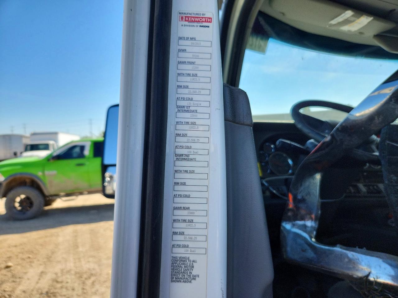 2016 KENWORTH ALL OTHER