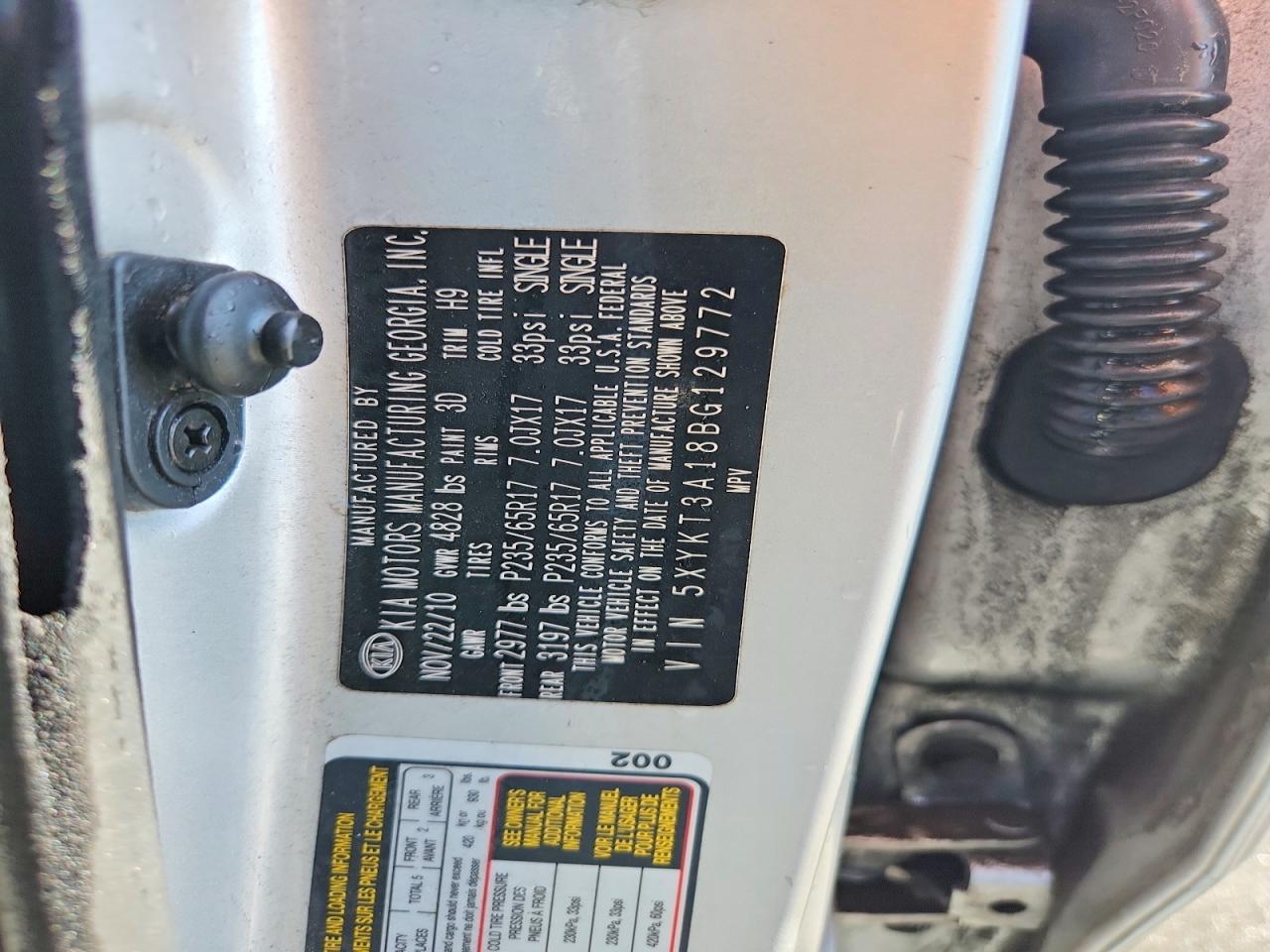 2011 KIA SORENTO