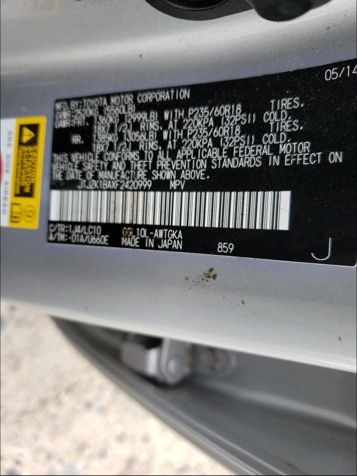 2015 LEXUS RX350