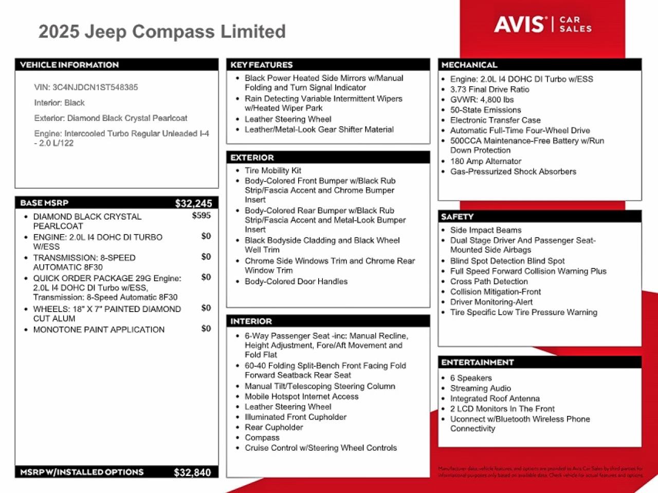 2025 JEEP COMPASS