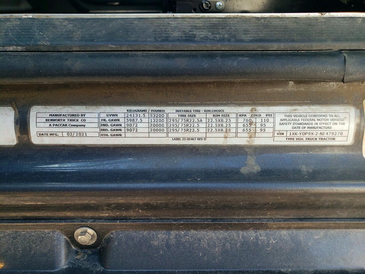 2022 KENWORTH ALL OTHER