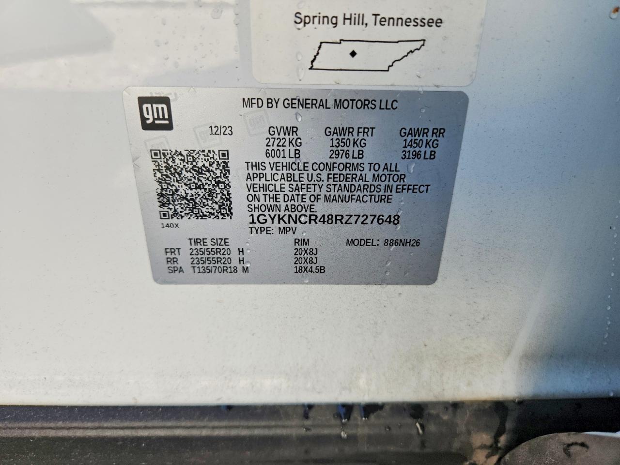 2024 CADILLAC XT5