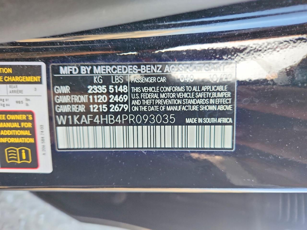 2023 MERCEDES-BENZ C-CLASS