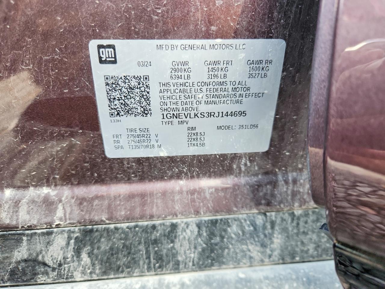 2024 CHEVROLET TRAVERSE