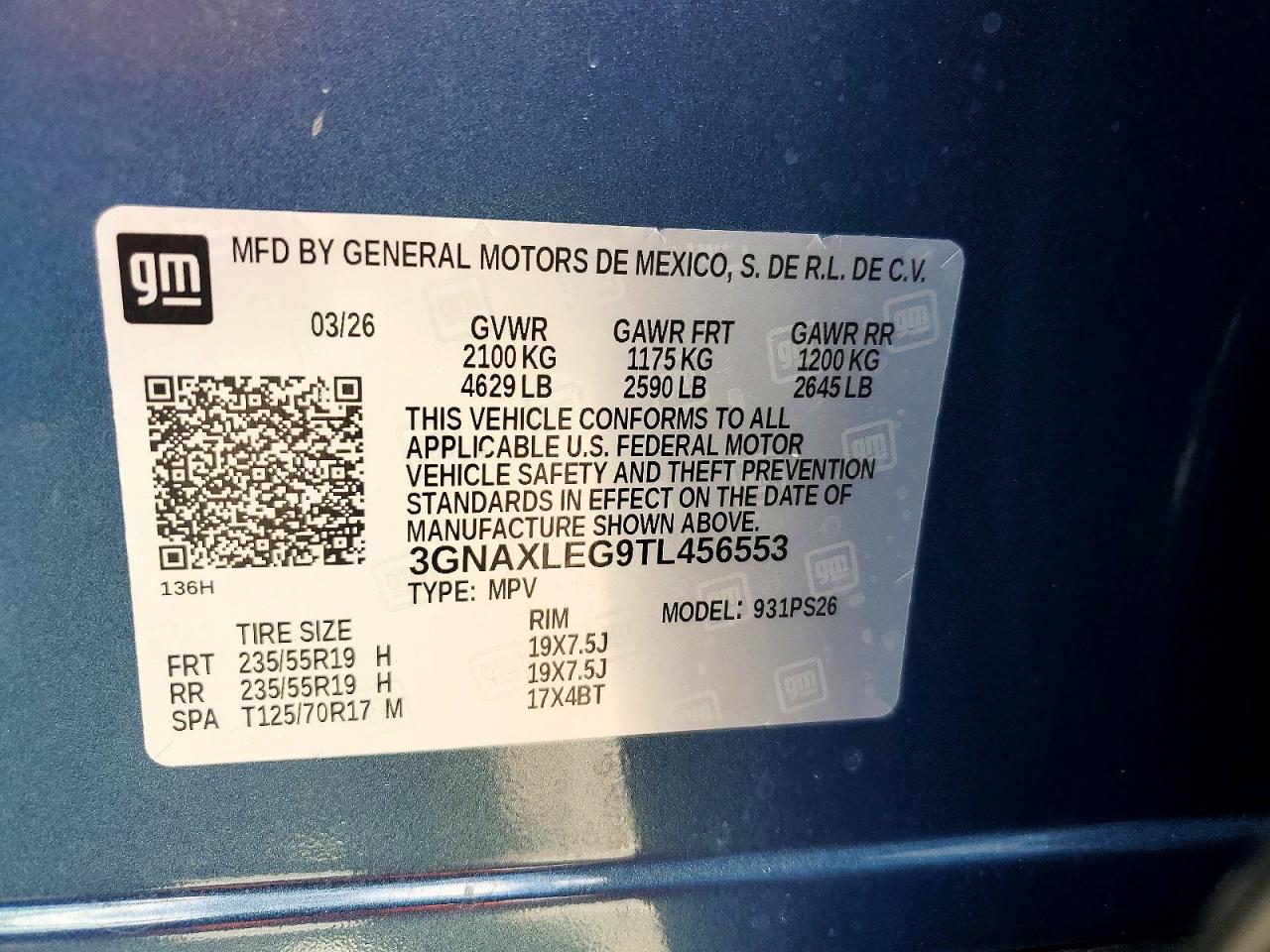 2026 CHEVROLET EQUINOX