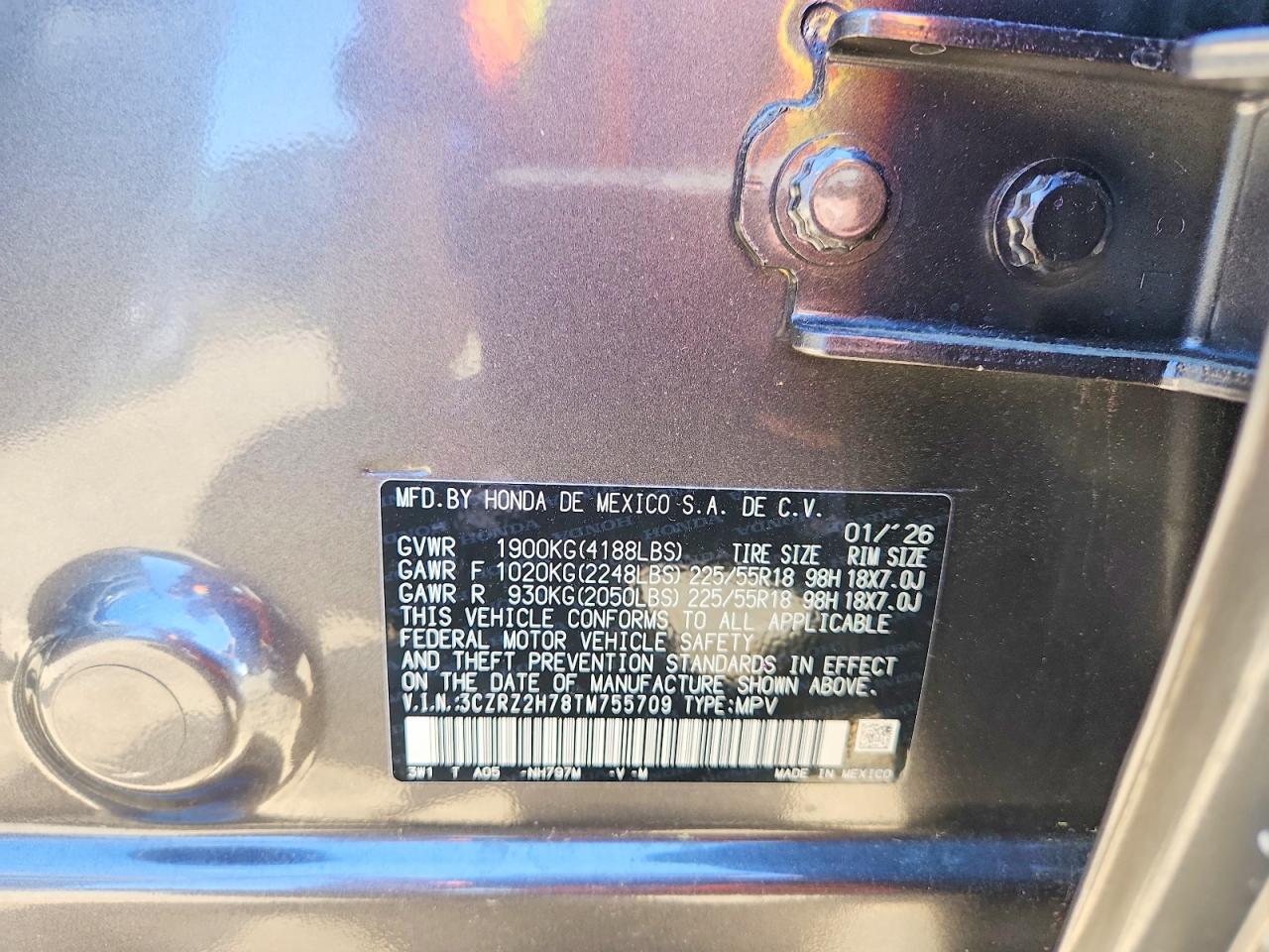 2026 HONDA HR-V