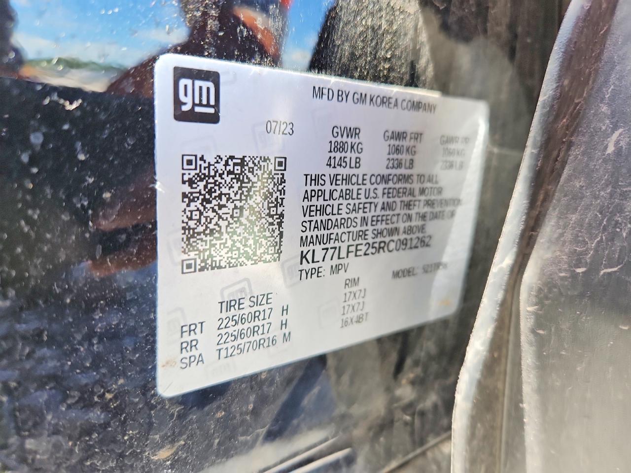 2024 CHEVROLET TRAX