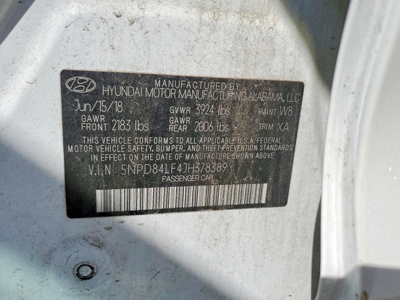 2018 HYUNDAI ELANTRA