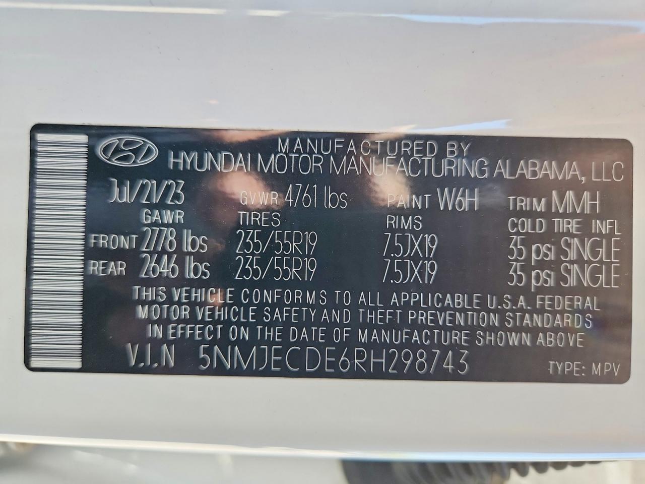 2024 HYUNDAI TUCSON