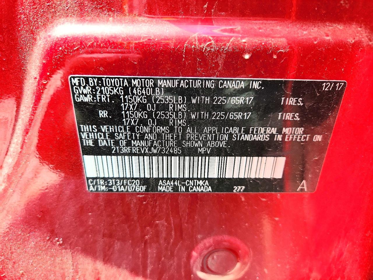 2018 TOYOTA RAV4