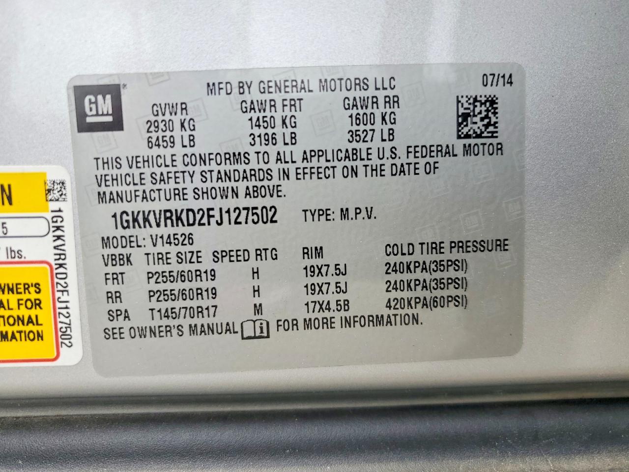 2015 GMC ACADIA