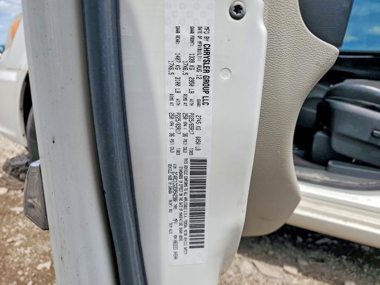 2013 CHRYSLER TOWN & C