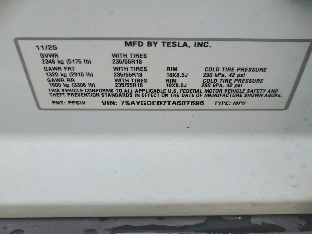 2026 TESLA MODEL Y
