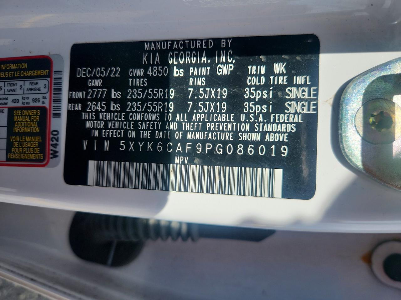 2023 KIA SPORTAGE
