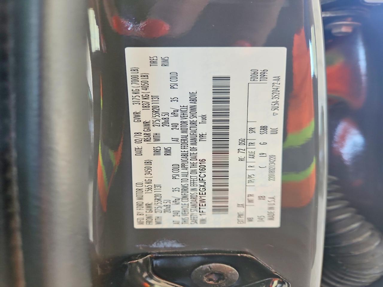 2018 FORD F150