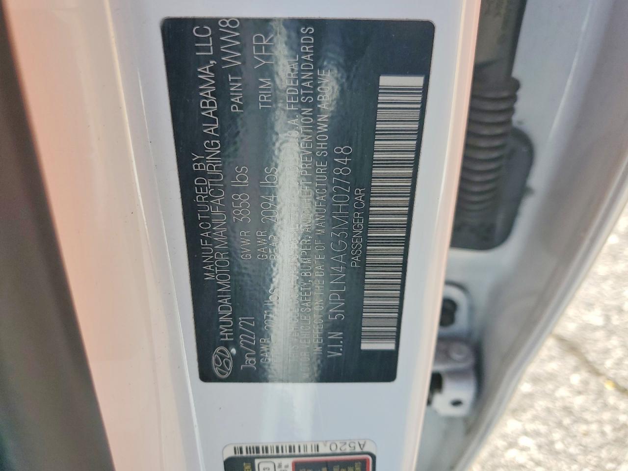 2021 HYUNDAI ELANTRA