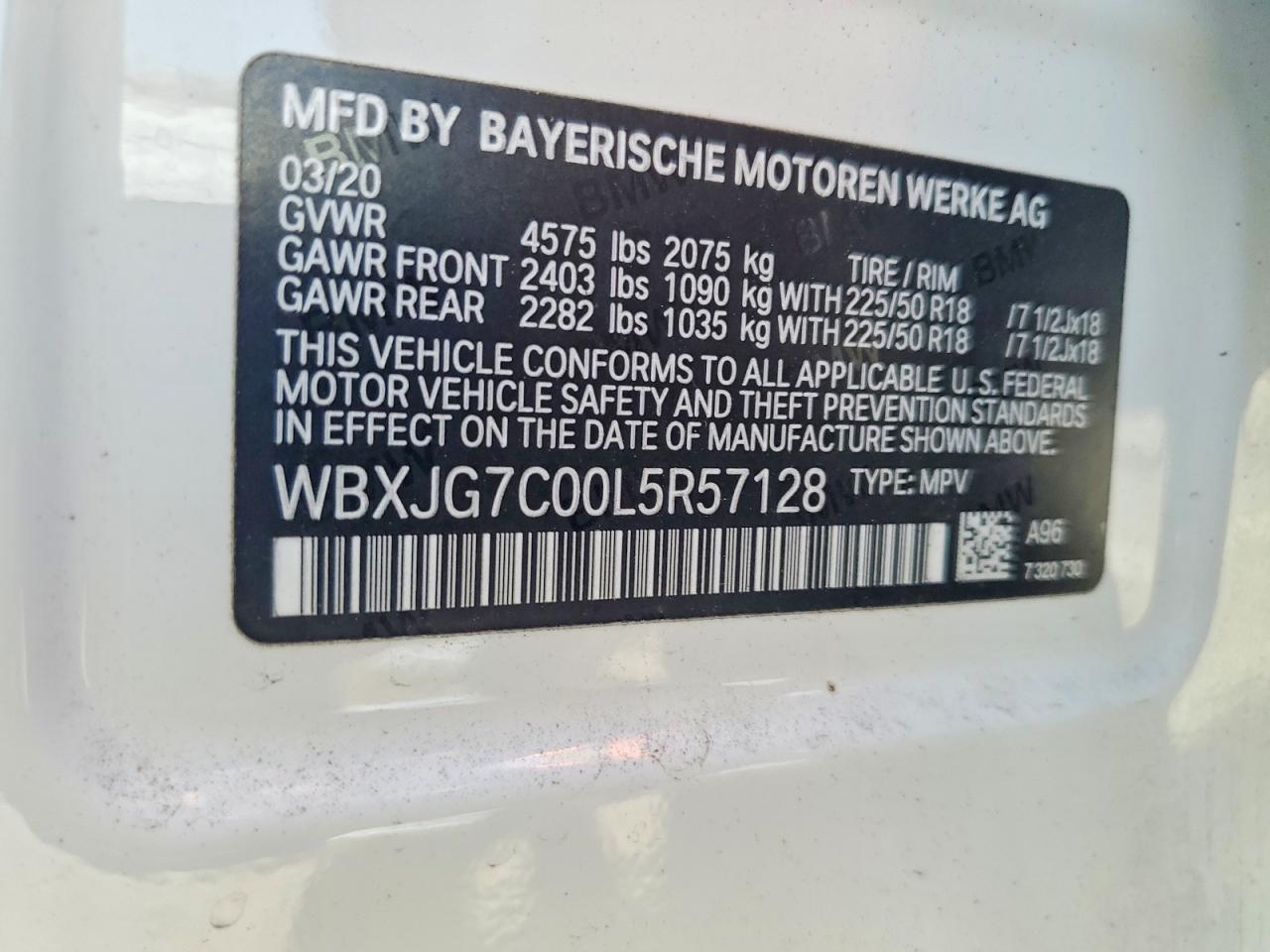 2020 BMW X1