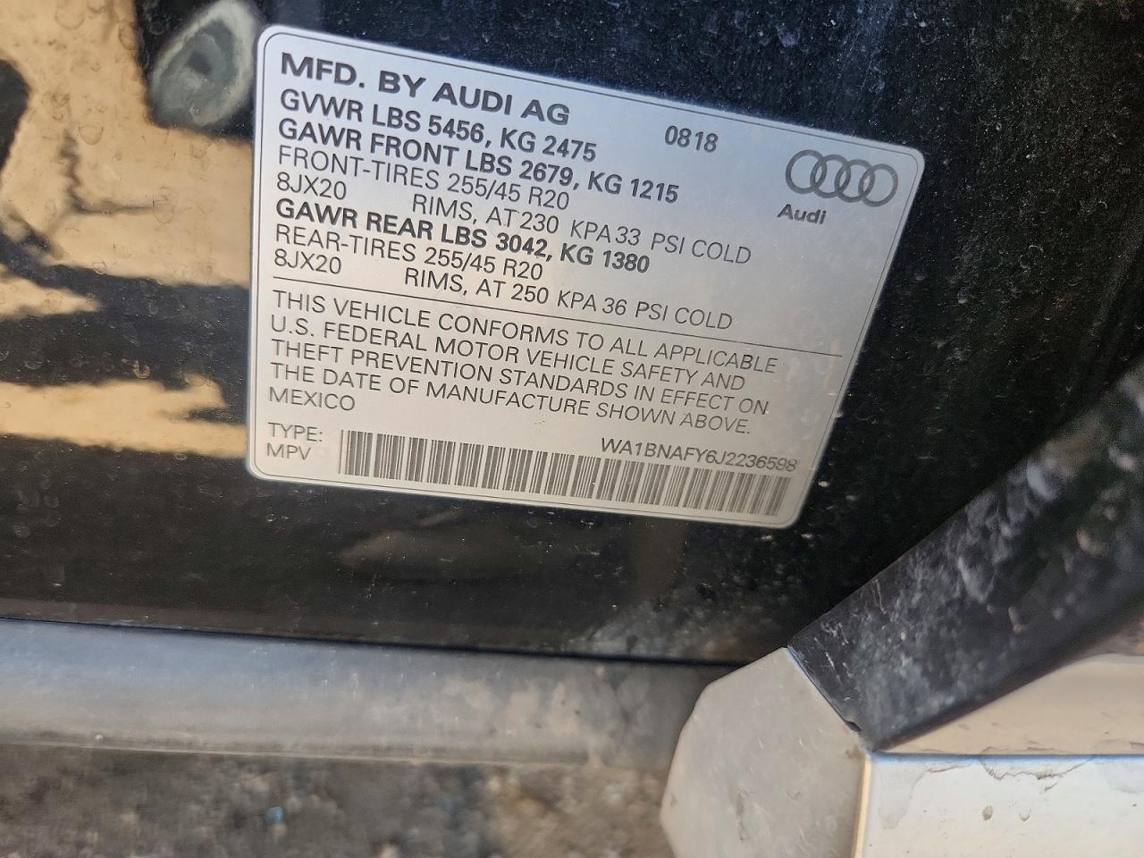 2018 AUDI Q5