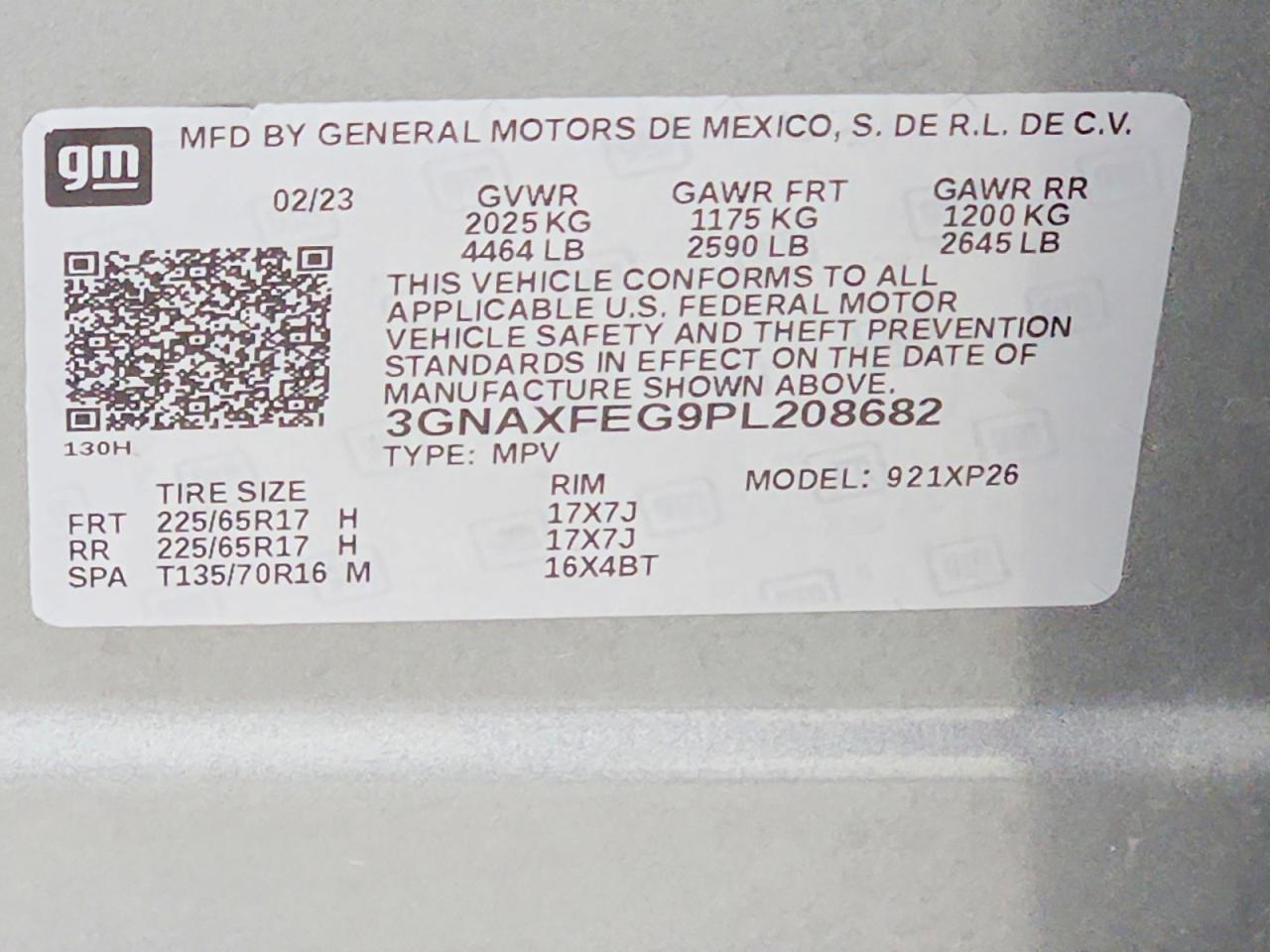 2023 CHEVROLET EQUINOX