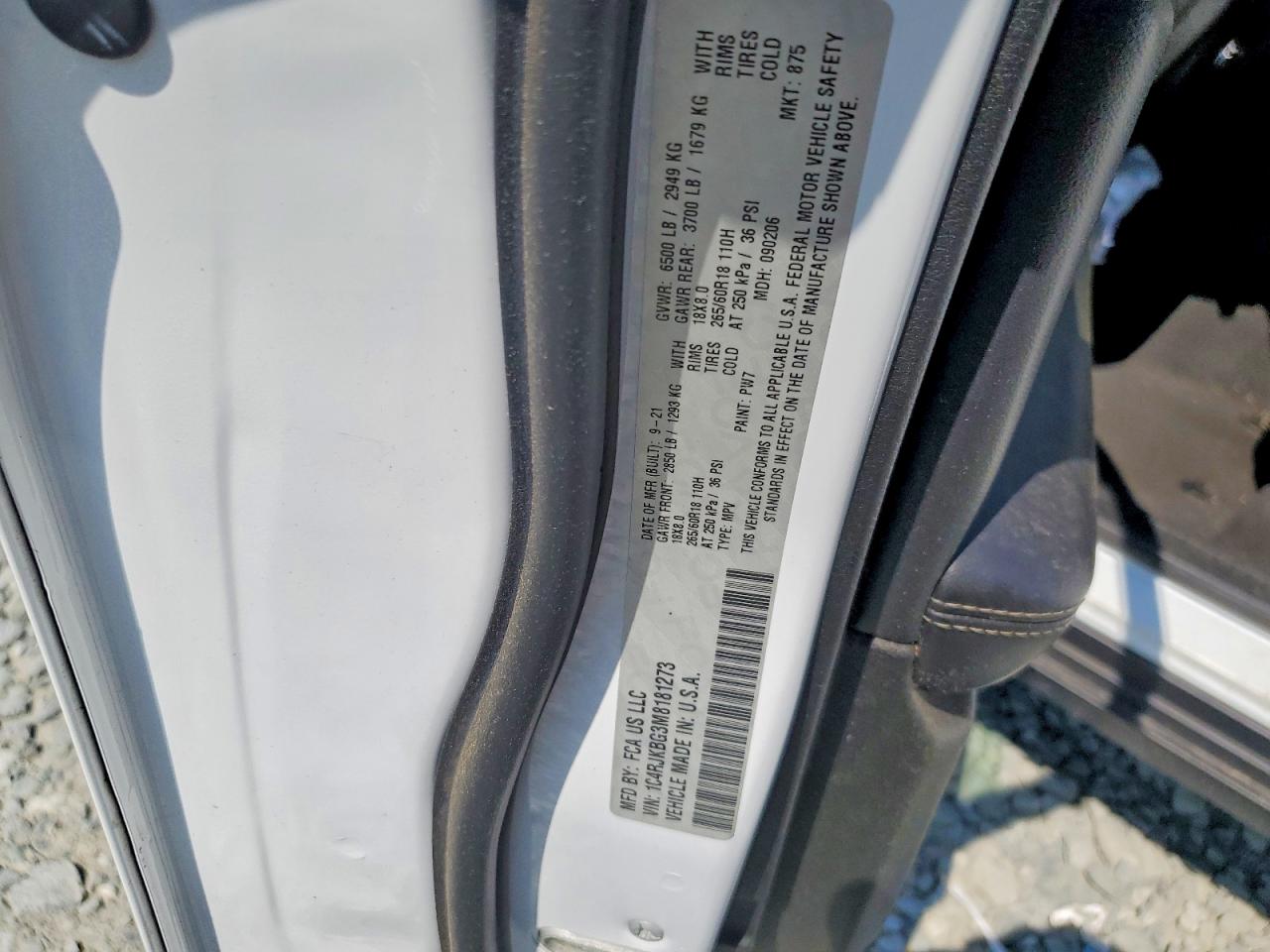 2021 JEEP CHEROKEE
