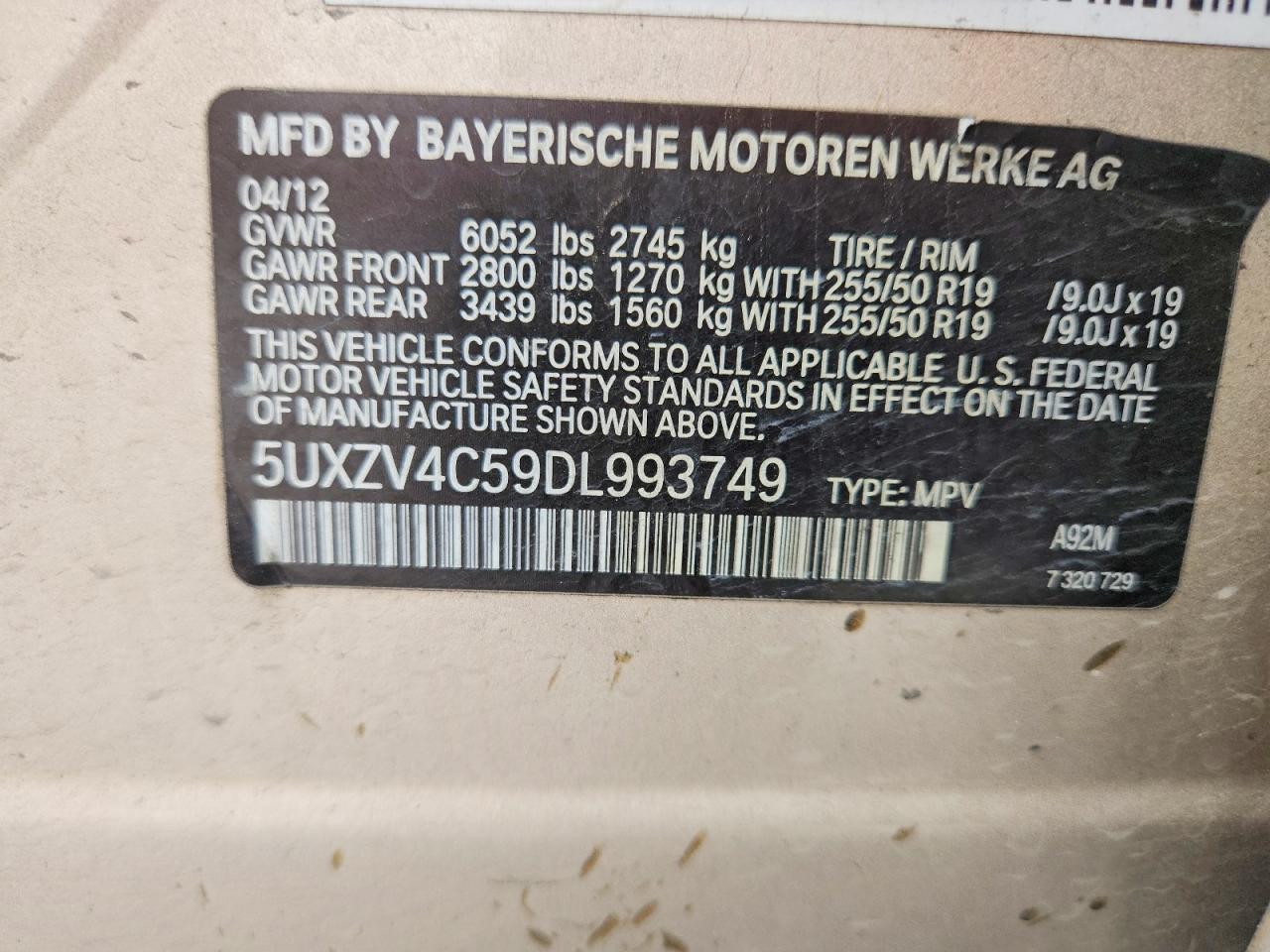 2013 BMW X5