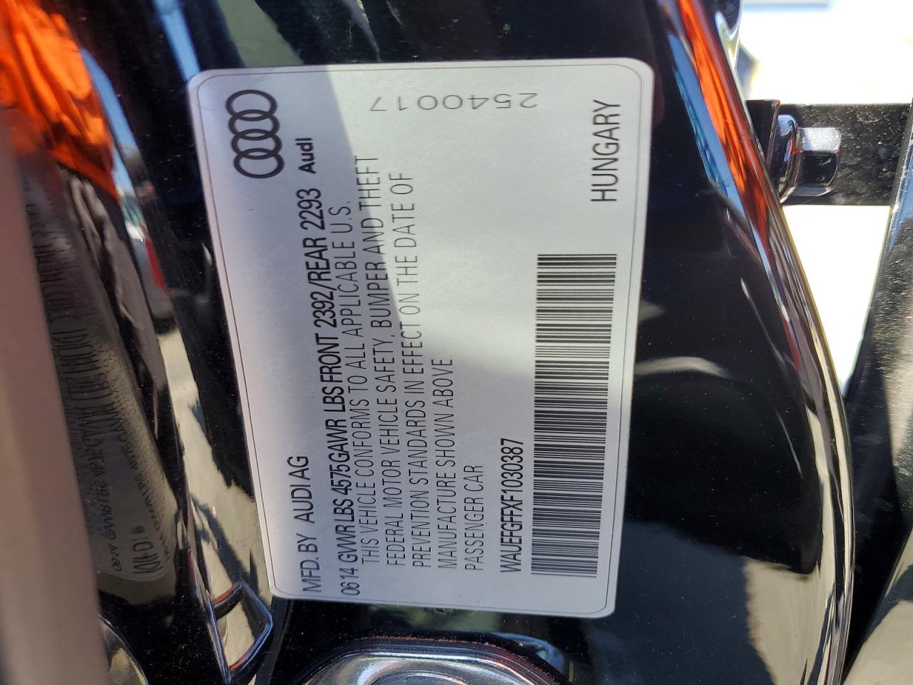 2015 AUDI A3