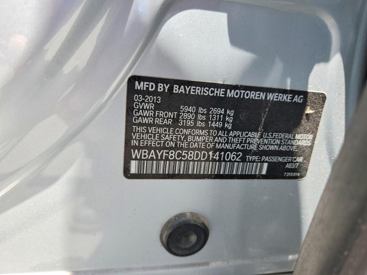2013 BMW 7 SERIES