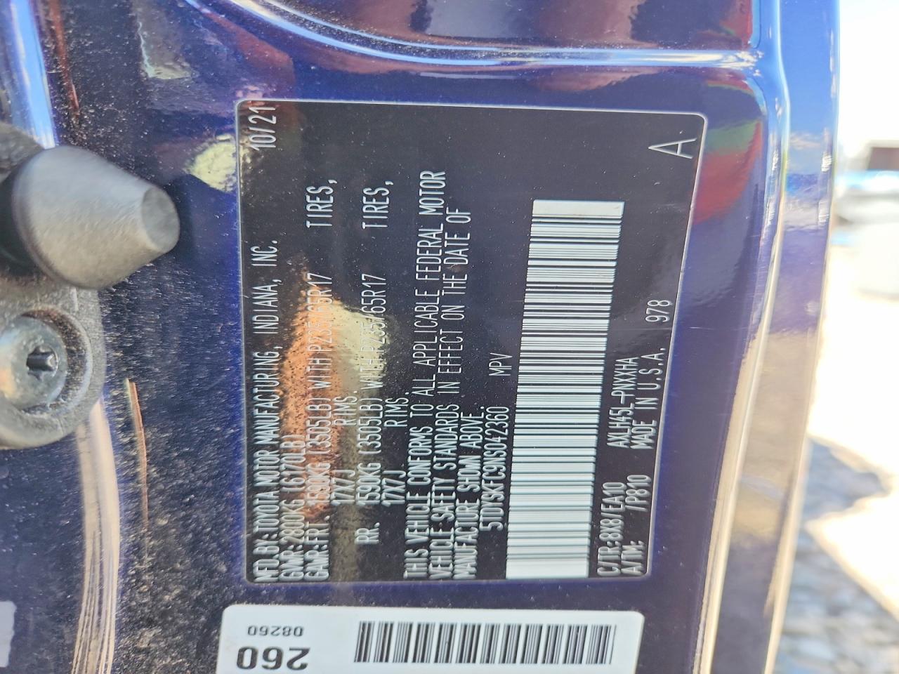 2022 TOYOTA SIENNA