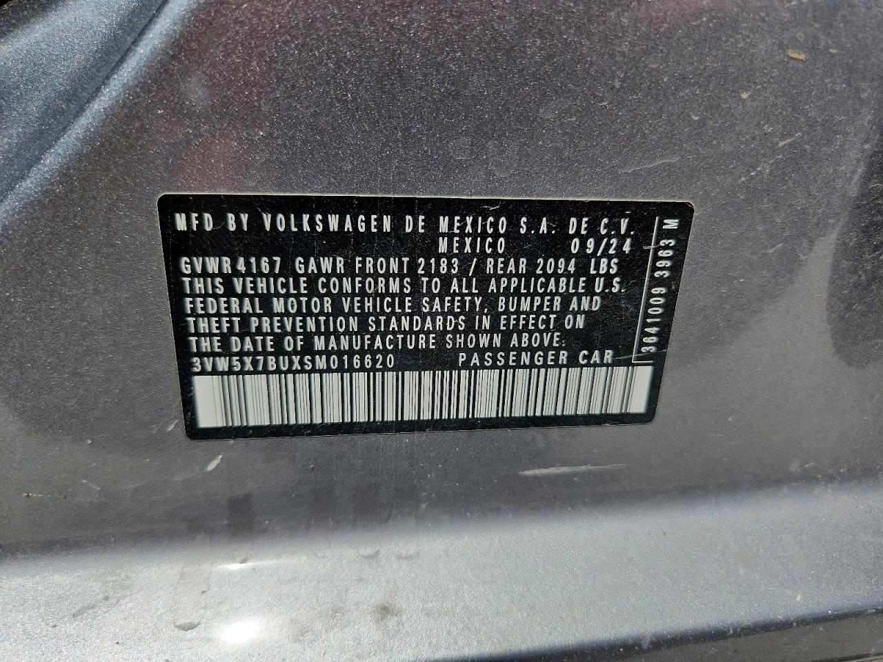 2025 VOLKSWAGEN JETTA